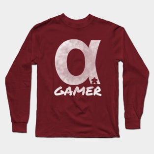 Alpha Gamer Shirt Long Sleeve T-Shirt